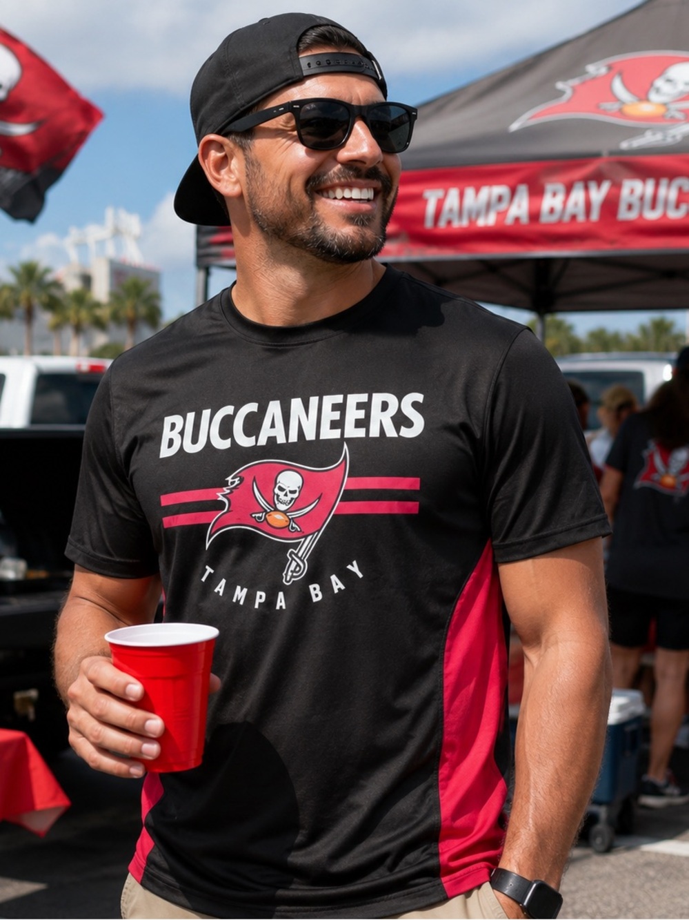 Tampa Bay Buccaneers NFL Team Apparel Dri-FIT Performance T-Shirt Men’s Medium